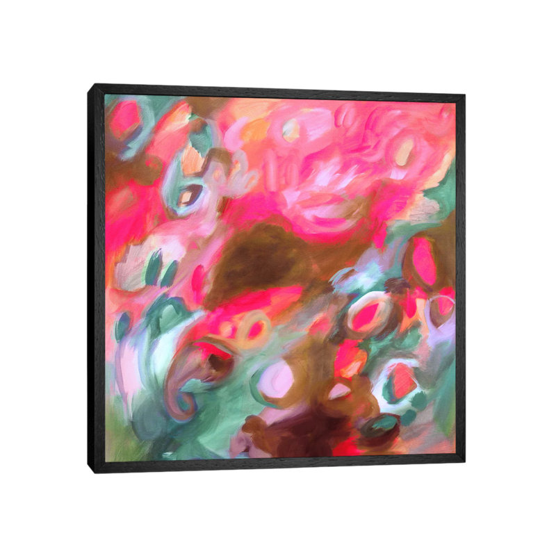 Sweetness 1 Piece Wall Art on Canvas, 45.72 cm H x 45.72 cm W, Black Framed