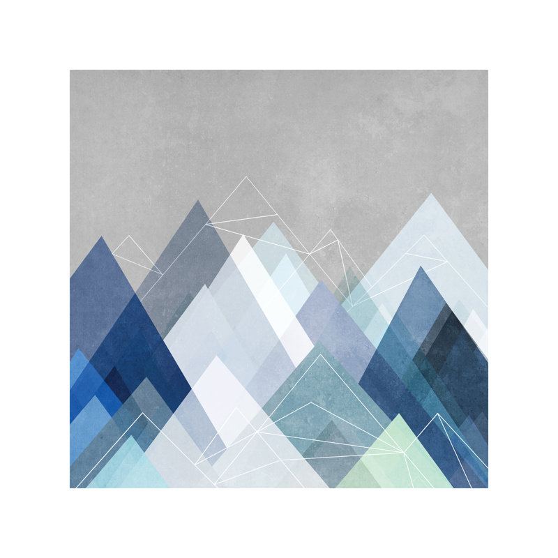 Graphic CVII.X by Mareike Böhmer - Print on Canvas, 66.04 cm H x 66.04 cm W x 1.91 cm D, No Frame