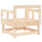 Latitude Run® Patio Chairs 2 Pcs Solid Wood Pine-1815600205