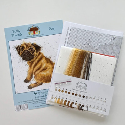 Kit de point de croix compté Carlin de Bothy Threads XHD11