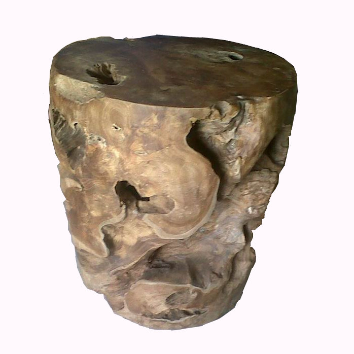 Yellow Pine Solid Wood Accent Stool