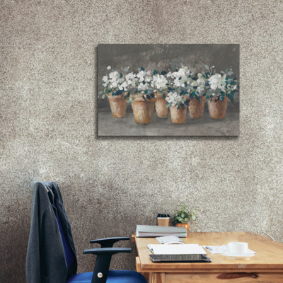 «Geranium Glory 1 Light» par Danhui Nai, art mural sur toile