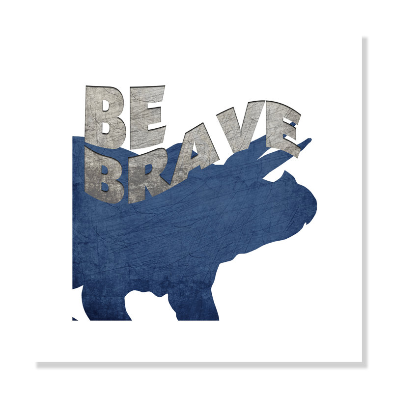 «Rolled Be Brave», impression sur papier, H 16 po x l 16 po x P 1 po