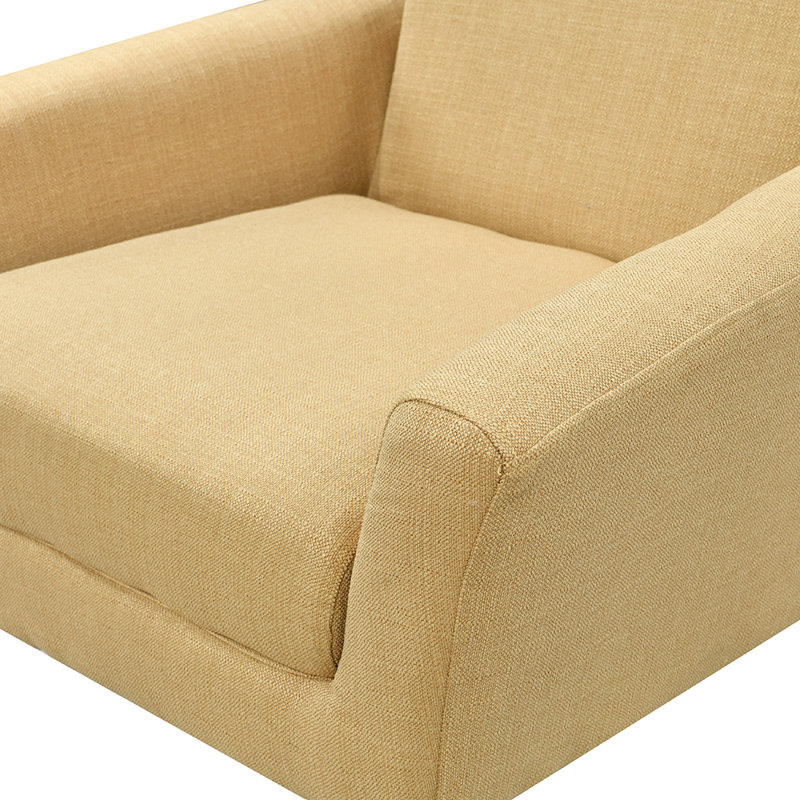Fauteuil large 30 po Wellesley, Lin jaune