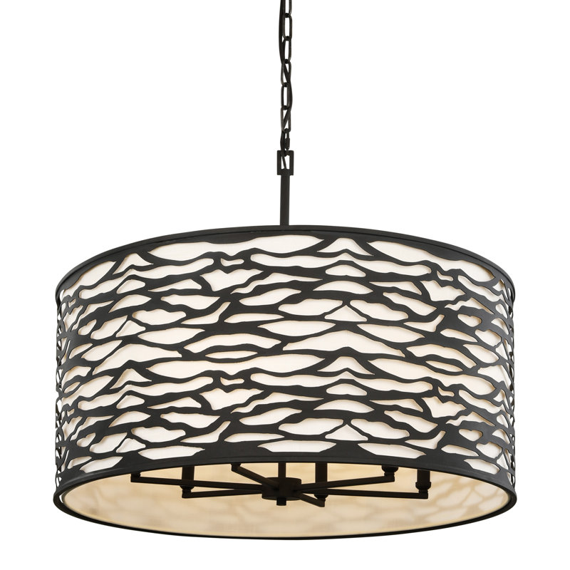 Kato Pendant - 30"W - Carbon Black, Black