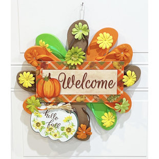 Fall Welcome Wreath