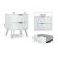 Table de chevet avec 2 tiroirs Crawfordsville