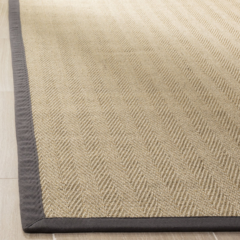 Tapis en fibre de sisal Campbellton, Tapis de couloir 2 pi 6 po x 6 pi