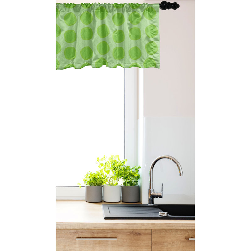 Ensemble de 2 cantonnières Ambesonne Lime Green