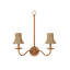 Bell Whitewashed Chandelier Shade-1823978097