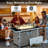 43" Rectangular Grey Open Weave Propane Fire Pit Table, 60000 , With Blue Glass Stones, Tempered Wind Guard, And 20Lbs Storage For Outdoor Family Gatherings Gas Bohemian Charm, Removable - Rust Lid-1230838449-1230837070
