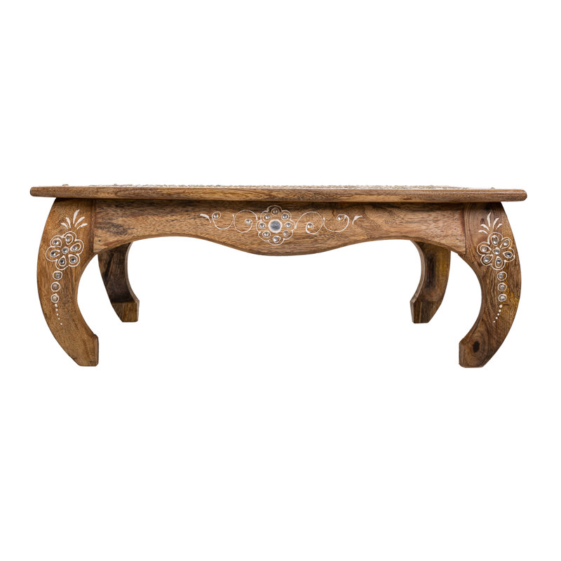 Arvida Solid Wood Four Leg Coffee Table