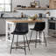 Tabouret de comptoir en similicuir Aobh-1339784394