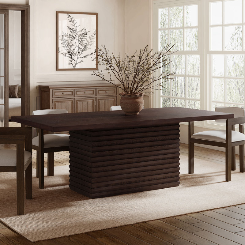 Table de salle à manger Liora, Espresso, L 84 po x P 40 po x H 30 po