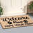 Natural Coir Flocked “Welcome Paws Black” Door Mat, Heavy-Duty Non-Slip PVC Backing, Low-Profile Outdoor Doormat-1515193445
