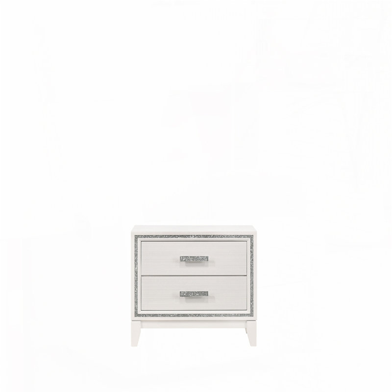 Table de chevet blanche, Blanc