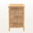 Faelyn 1-drawer Nightstand With Rattan and Mahogany Wood, Natural 29.63'' H X 18.04'' W X 18.04'' D