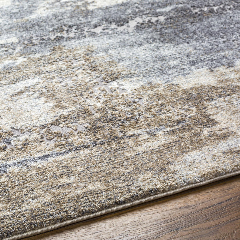 Nalana Abstract Indoor Rug, Rectangle 6'7" x 9'6"