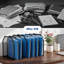Organiseur de bureau réglable à 7 sections, porte-revues vertical en maille métallique noire, trieur vertical peu encombrant pour le bureau, la maison et l'école
