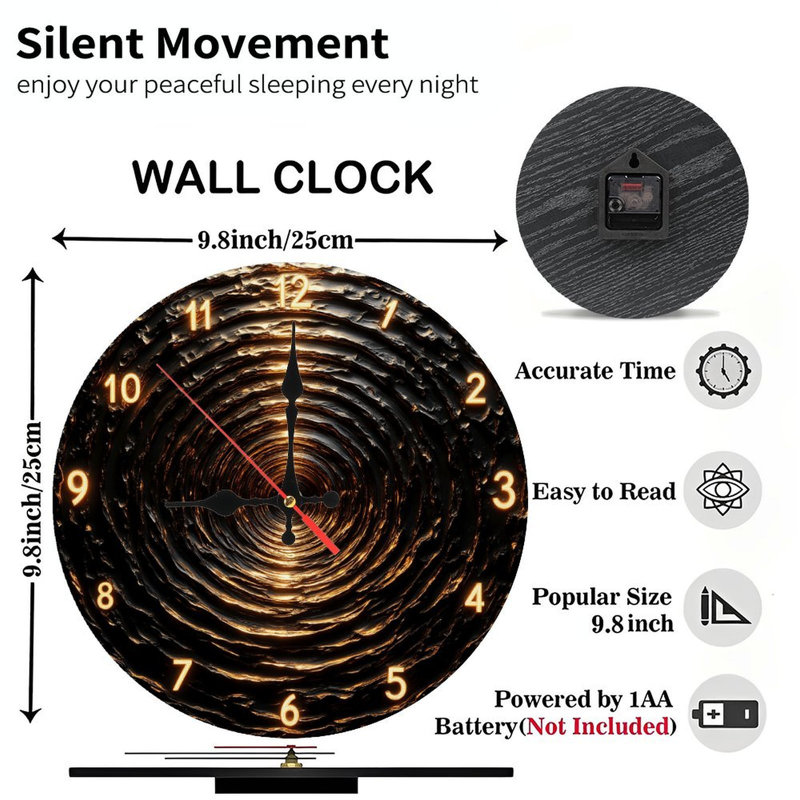 Horloge lion brillant