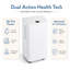 Déshumidificateur intelligent pour toute la maison avec indicateur d'humidité à code de couleur, tuyau de drainage continu et mode de sommeil silencieux