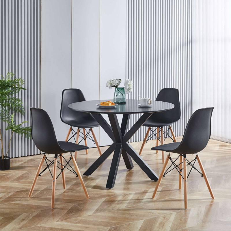 Table basse Yeraldi, Noir mat, Noir mat