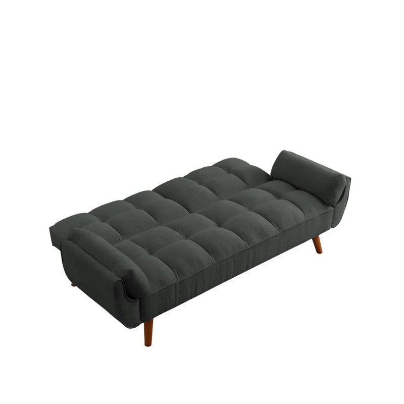 Canapé en velours avec dossier réglable, meubles de salon modernes à assemblage facile, capacité d'accueil de 600 lb