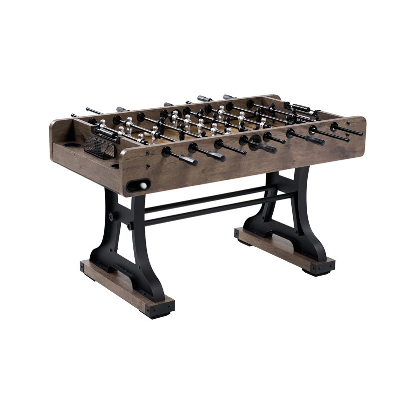 Barrington Billiards 58” Coventry Foosball Table, Metal Legs with Tabletop Soccer Balls