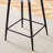 25.6" Modern Clear Acrylic Counter Height Bar Stools with Metal Frame and Footrest-1919339623-1919339619