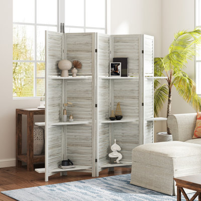 67 " H - Panel Solid Wood Folding