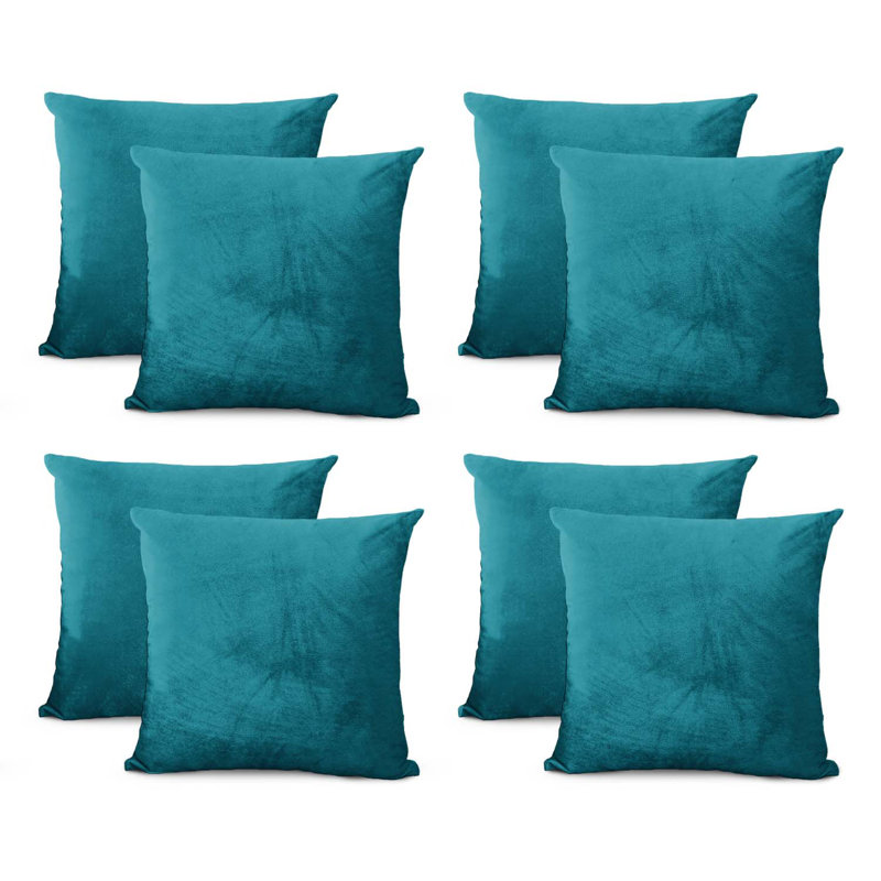 Aldino Square Throw Cushion Pad, Teal
