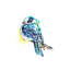 «Canada Jay» par Lisa Whitehouse - impression d'art graphique-52544642-52544641-52544640