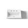 Tresham® Ceramic Rectangular Drop-In Bathroom Sink with Overflow