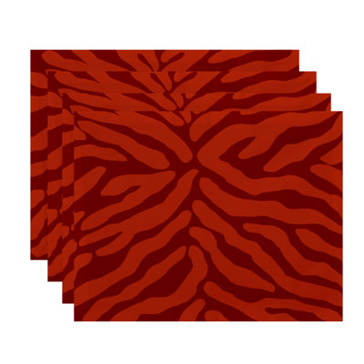 Akheelesh Polyester Abstract Rectangle Placemat