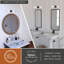 Atley 2 Light Transparent Dimmable Bath Bar-2067866255