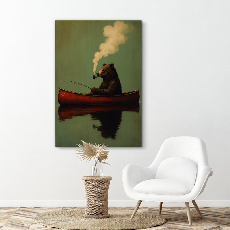 Reproduction d'art sur toile encadrée vintage, H 36 po x l 24 po x P 1,5 po, Toile tendue