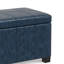 Repose-pieds rectangulaire avec rangement relevable Dover-1893107490