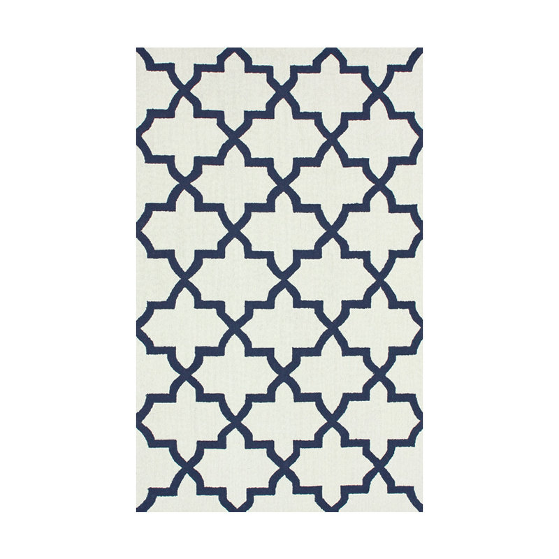 Nesmith Wool Geometric Rug, Rectangle 5' x 8'