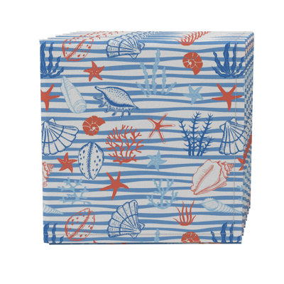 Rectangular Striped Cotton Twill Tablecloth