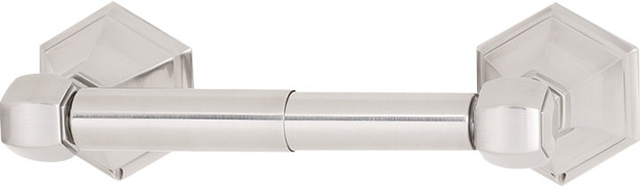 Nicole Wall Mounted Toilet Paper Holder, Polished Nickel