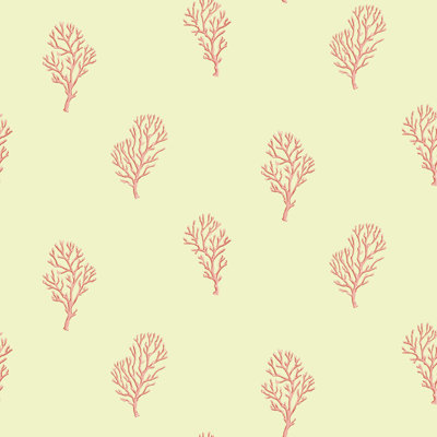 Papier peint embossé floral 3d 33 pi x 20,5 po corail Nashville