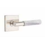 Select Round Passage (Hall & Closet) Door Lever with Square Rosette