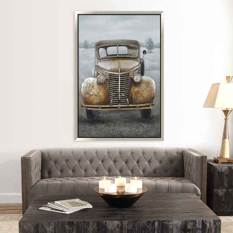 « rétro truck »-cadre de reproduction d’art sur toile