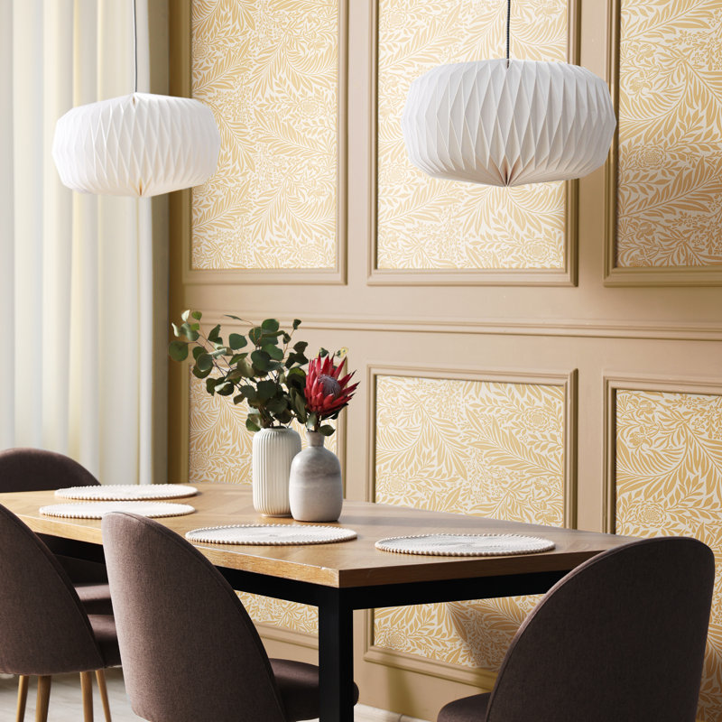 Cipriano 10m x 50cm Matte Wallpaper Roll, Gold