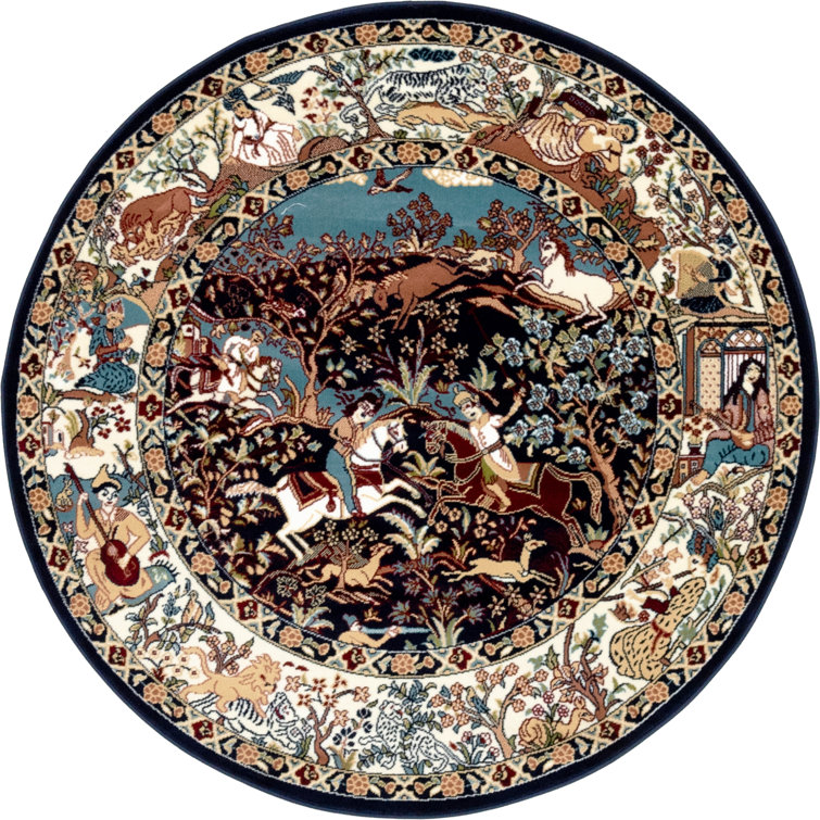 Tapis de style oriental multicolore Ledger