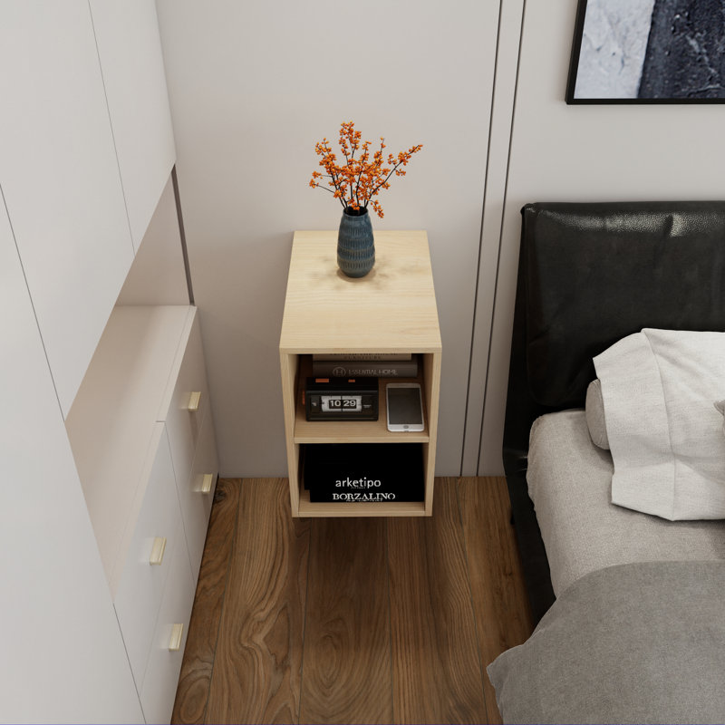 Étagère de rangement murale pour salle de bain Arjun 12 po sans meuble-lavabo et lavabo