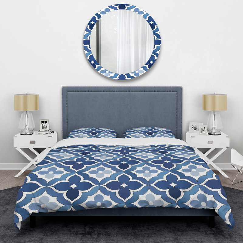 Ensemble de housse de couette Modern, Housse de couette pour grand lit et 2 taies décor