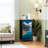4 Drawer Dresser for Bedroom, Narrow Chest of Drawers, Wooden Top and Study Iron Frame 18"x37.5"-(WxH)