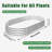 2Pcs 8x4x1ft Raised Garden Bed Kit, Galvanized Planter Raised Garden Beds for Outdoor for Vegetables,Flowers &Herbs, Heavy Duty, Rust-Resistant, Easy Assembly-1105553