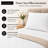 Cotton King Waterproof Pillow Protectors, Set of 2, 100% Cotton Diamond Quilted Pillow Covers with Zipper Closure, Soft Breathable Machine Washable Pillow Protectors by Domestique-128873164